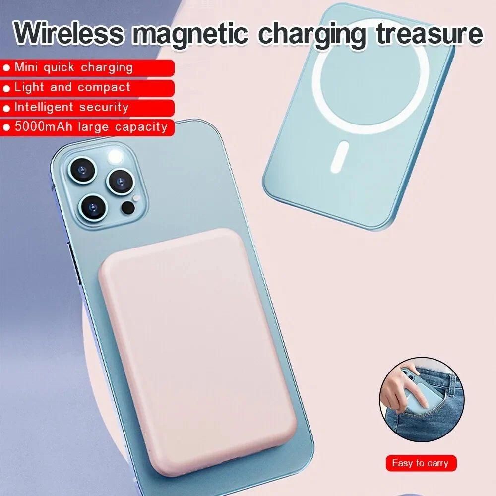 Ultra slim Wireless Magnetic Power Bank