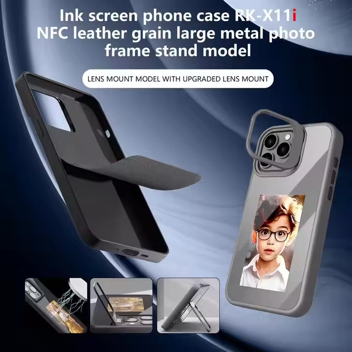 DIY Smart Ink Screen NFC Projection Display Phone case